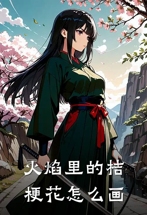 火焰里的桔梗花怎么画